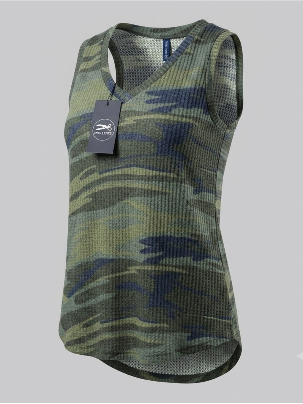 NWT Iwollence Stylish Camo Tank Top